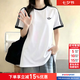 阿迪達斯（adidas）三葉草T恤男裝女裝 26夏季新款運動服潮流舒適透氣休閑長短袖上衣 白色短袖/經典三條紋/男女同款 /新款主推 S 【建議體重105斤-120斤】