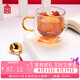 故宮文化 觀魚知樂雙層玻璃杯套裝 馬克杯 咖啡杯 創意生日禮物 水杯