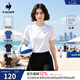 樂卡克（Le coq sportif）法國公雞2026年春夏新品男女同款百搭多色短袖T恤抗菌 瓷白色 L