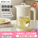 小熊（Bear）家用冷水壺高硼硅玻璃杯防燙硅膠底1.8L大容量涼水壺杯子CX-JB071