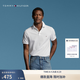 Tommy Hilfiger【球星同款】春夏男潮流多色珠地棉商務休閑純色翻領短袖T恤POLO 【簡約休閑】亮白色YBR *尺碼偏小，建議拍大一碼 M （推薦：130-140斤）