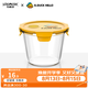 樂唯詩（LOVWISH）小黃鴨玻璃飯盒微波爐加熱專用碗上班族帶飯餐盒水果保鮮盒便當盒 高硼湯碗【可微波】單件裝700ml