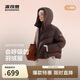 波司登反季羽絨服女士冬季90絨加厚連帽寬松短款休閑百搭保暖外套