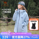 駱駝（CAMEL）沖鋒衣硬殼單層男女外套中性風(fēng)三防登山服女士短外套