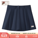 斐樂（FILA） FUSION田曦薇同款梭織裙女2026秋新款休閑百搭基礎半身裙短裙 寶石深藍-DB S 160/62A/S