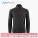 KLATTERMUSEN攀山鼠10055胡戈男款美利奴羊毛半拉鏈套頭衫Huge HalfZipSweater 烏黑紅褐RavenBurnt Russet L