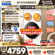 統(tǒng)帥（Leader）海爾出品懶人三筒洗衣機(jī)洗烘一體 12.5KG滾筒全自動(dòng)3洗2烘三桶 自營(yíng)以舊換新國家補(bǔ)貼MHBLDE697WU1