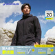 迪卡儂（DECATHLON）硬殼沖鋒衣男女春秋登山防風防水單層夾克風衣運動外套MH500 玄武黑（男女同款）- 亞洲款 新款上市 加內膽選大一碼 XL