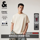 杰克·瓊斯（JACK&JONES）26年男裝新款【涼感】短袖T恤男士簡約純色透氣打底耐洗半袖 A05乳白色 常規 第二批 L （180）