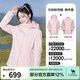 駱駝（CAMEL）三防沖鋒衣戶外登山服防風(fēng)防水防污三合一運動外套 AD22263513Y，羽絨內(nèi)膽 煙花粉 女 M