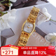 卡西歐（CASIO）女表 復古小方塊 簡約休閑酒桶型指針表 石英手表 七夕情人節禮物 LTP-1169N-7A
