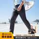 龍牙【冰爽褲】隱騰/冰騰男士褲子夏季薄款防曬涼感高端戶外休閑褲男 極夜黑（隱騰修身版） 31 170/86B 141-155斤
