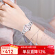 卡西歐（CASIO）手表 碎碎冰簡約小巧指針鋼帶女表 商務學生石英表七夕情人節禮物 LTP-1241D-4A 店長推薦