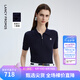 朗姿老錢風簡約萊賽爾針織衫打底高級感POLO衫2026年夏季新款 暮色藏藍色 M