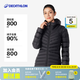 迪卡儂（DECATHLON）男女羽絨服內膽加厚連帽保暖常規款外套面包服輕薄羽絨服 女款-經典黑 XL