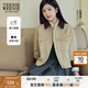 Teenie Weenie【趙露思同款】小熊女裝學院風設計感氣質通勤潮流百褶半身裙短裙 中灰色 S (160)