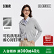 森馬（Semir）森柔|森馬針織開衫女秋季連帽純色正肩衣服顯瘦女生休閑百搭毛衫 灰色調00322 M