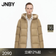 江南布衣（JNBY）【95白鵝絨】冬款連帽羽絨服A型廓形休閑簡約日常通勤5X0C10200 269/綠卡其 S