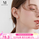 Mck【七夕情人節(jié)禮物】山茶花耳夾無(wú)耳洞夾耳式耳環(huán)小香風(fēng)耳飾送女友