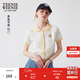 Teenie Weenie小熊女裝毛針織開衫年夏季少女感甜美針織短袖 黃色 S