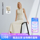 朗姿【精英衣櫥 海馬體合作款】三醋酸Basic衣櫥輕禮服連衣裙夏新款 白色2 L