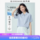 佐丹奴（Giordano）2026年夏新款黑科技涼感抗菌口袋插肩短袖polo衫女13316226