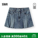 森馬（Semir）森柔|商場同款牛仔半身裙女夏季涼感短裙2026百褶裙103326120006