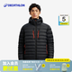 迪卡儂（DECATHLON）男女羽絨服內膽加厚連帽保暖常規款外套面包服輕薄羽絨服 男款-黑色 3XL