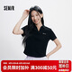 森馬（Semir）POLO衫女夏季短款正肩修身字母繡花套頭衫小個子衣服101325115002