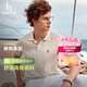 HAZZYS【絞花】哈吉斯男裝 26新款夏季毛衣翻領(lǐng)針織短袖polo衫男 米色BI L （175/96A 48）