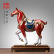 朱炳仁銅決勝千里馬擺件 昭陵六駿馬 客廳玄關(guān)書(shū)房桌面擺件裝飾禮贈品 決勝千里中號