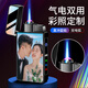 仕保羅（SiBoLo）男生生日禮物送男朋友男士老公高顏值充電打火機充氣防風(fēng)高檔實(shí)用 氣電兩用打火機+印制照片+禮盒裝