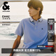 杰克·瓊斯（JACK&JONES）26年新款polo衫男士夏季撞色翻領(lǐng)商務(wù)休閑刺繡logo短袖T恤男裝 水洗藍(lán)E39 L 180