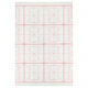 【全網(wǎng)低價】芬尚 回宮格宣紙7.5cm*32格  四尺四開半生熟 學(xué)校及書法培訓(xùn)班毛筆書法練習(xí)用紙50張65*34cm