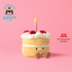 Jellycat趣味生日蛋糕可愛公仔食物毛絨玩偶娃娃送禮七夕情人節(jié)禮物 趣味生日蛋糕 Medium