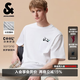 杰克·瓊斯（JACK&JONES）男裝26年短袖T恤男士夏季棉質(zhì)涼感圓領(lǐng)潮流休閑卡通熊貓印花半袖 A06本白色 M 175