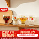 摩登主婦原創(chuàng)啤酒杯個性豬豬玻璃杯女生可愛家用牛奶果汁飲料杯子 卡通玻璃杯-豬 450ml