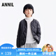 安奈兒（Annil）童裝男女童短款羽絨服2025冬新款 黑色 180
