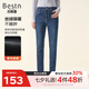 百斯盾復合麗絲絨牛仔褲女2025秋季新款加絨暖柔不臃腫顯瘦小腳鉛筆褲 深藍色-ND3V1615610 29 (2.2尺/165/72A)