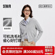 森馬針織衫女短款連帽秋正肩顯瘦質感外套101525106003