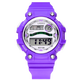 拉斯卡(LASIKA)兒童手表男孩防水夜光鬧鈴女孩多功能男童小孩學(xué)生運動(dòng)可愛(ài)女童電子表 紫色