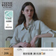 Teenie Weenie小熊女裝天絲棉襯衫春季領帶氣質通勤時尚潮流襯衣上衣 卡其色 S