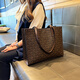 酷奇袋鼠（KUQIDAISHU）包包女2025七夕時(shí)尚情人節托特包百搭手提包女士公文包單肩包 咖啡色