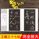 王羲之十七帖 全文放大版 晉 歷代碑帖經(jīng)典單字放大本 附簡體旁注 草書書法毛筆字帖 安徽美術(shù)出版社