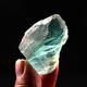 水晶碎石天然螢石原石擺件水晶原石毛料標(biāo)本石能量水晶療愈石 100克