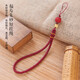 搗旦國度 手機鏈掛繩短手腕男女款iphone情侶鑰匙掛件小米蘋(píng)果原創(chuàng  )中國風(fēng)掛飾個(gè)性創(chuàng  )意吊繩華為 福壽朱砂-短掛繩