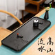 茶錦記烏金石茶盤(pán)家用茶具托盤(pán)簡(jiǎn)約石頭茶臺套裝整塊天然原石辦公茶杯托 50*30*3（單茶盤(pán)）