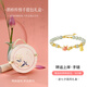 銀千惠和田玉錦鯉銀手鏈女士高級(jí)輕奢轉(zhuǎn)運(yùn)手串七夕情人節(jié)生日禮物送女友 上岸錦鯉手鏈/甄選優(yōu)質(zhì)和田玉+【桃之夭夭禮盒】 玫瑰花禮盒送老婆/配首飾證書/情人節(jié)女生禮物