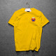 陌汀潮牌t恤男短袖歐美風(fēng)男女同款寬松卡通ins純棉百搭情侶裝體恤上衣 姜黃 0025 2XL
