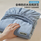 雅鹿全棉床笠罩單件1.8x2米加厚100%純棉水洗棉床單全包床墊保護套子 mimi-湖藍【100%純棉】 180*200cm【單床笠】